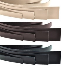 Lederband Flach 1 Meter. Dicke 1,8 mm. Lederriemen. Breite & Farbe wählbar