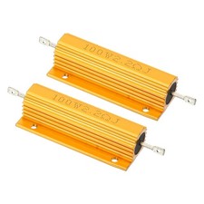 100W 2.2 Ohm Aluminum Shell Resistor Housing Resistor Wirewound Resistors 2pcs