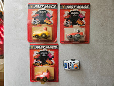 1985 MCDONALDS FAST MACS COMPLETE SET OF 4 PULL BACK CARS