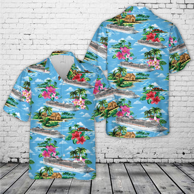 MSC Cruises MSC Splendida Hawaiian Shirt, Casual Shirt For Men