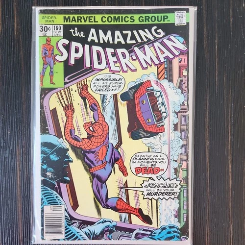 The Amazing Spider-Man #160 (Marvel Comics September 1976) VG/FN