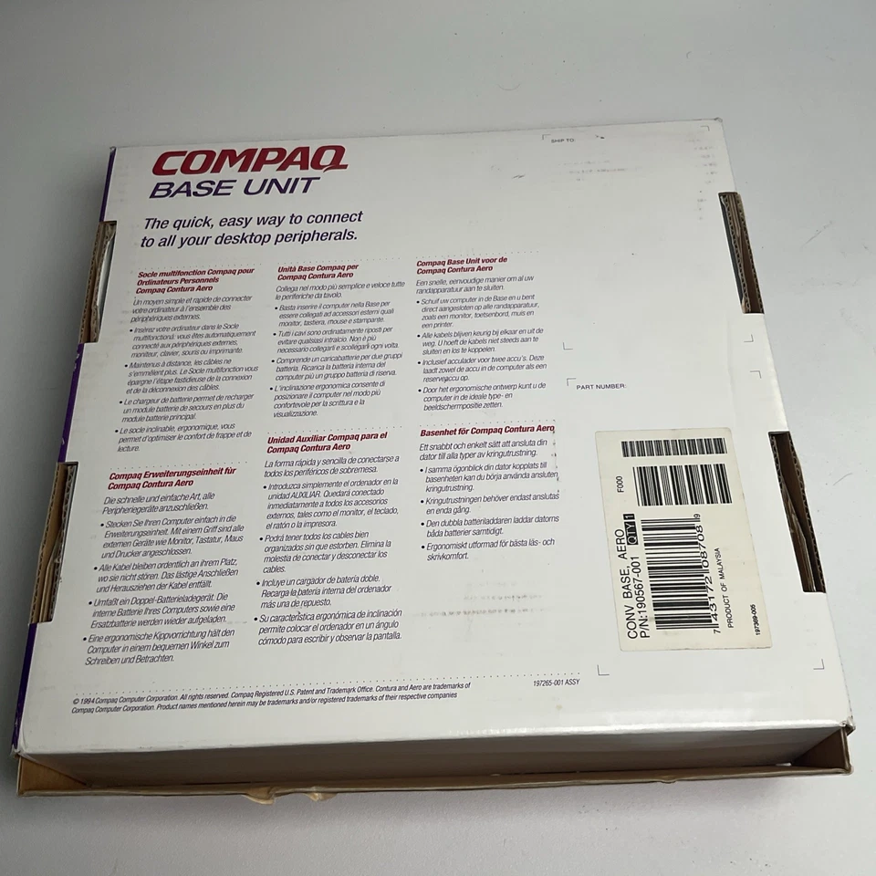 Compaq Base Unit for Compaq Contura Aero Brand New - Image 4 of 4