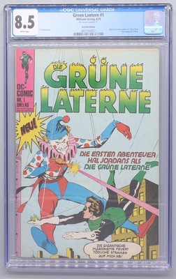 Green Lantern #1 CGC 8.5 Die Grüne Laterne Nr. 1 Williams Verlag DC Comics