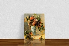 Pierre-Auguste Renoir "Roses and Jasmine in a " Canvas Print Wall Art Home Decor
