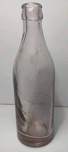 1910s VINTAGE ANTIQUE BOTTLE STAR BOTTLING WORKS RICHMOND MISSOURI SODA BOTTLE