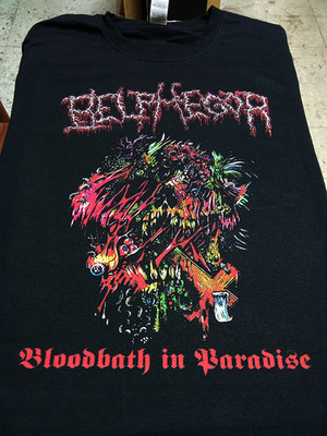 Rare Belphegor Band Bloodbath In Paradise Black S to 5XL Shirt HL110