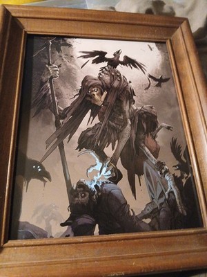 Court of The Dead, Poxxil The Scourge Art Print Framed 8x10'' Gothic Dark Fantasy