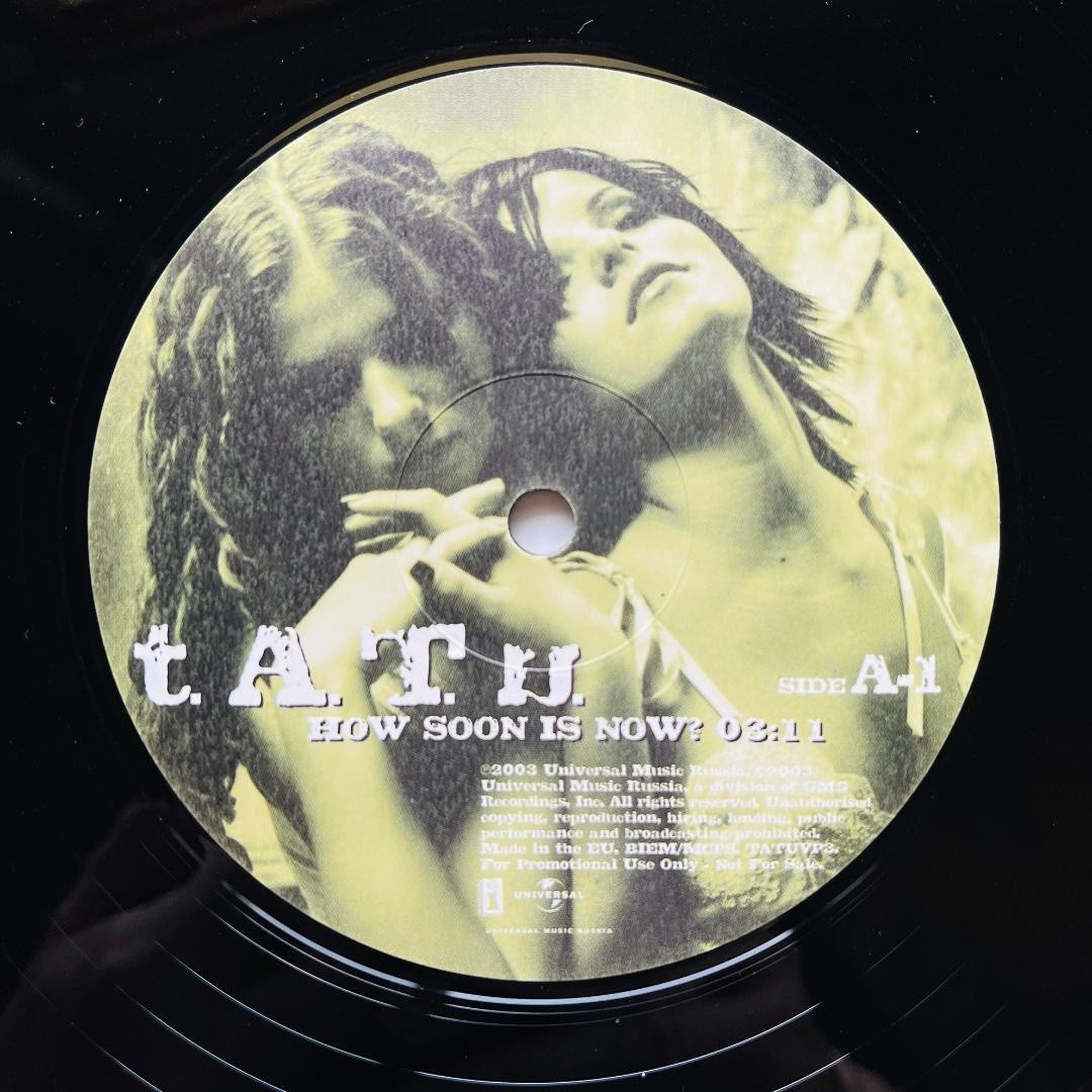 貴重EUプロモ盤 レコード t.A.T.u. How Soon Is Now? Eu Promo Record T.A.T.U. How Soon Is Now | eBay