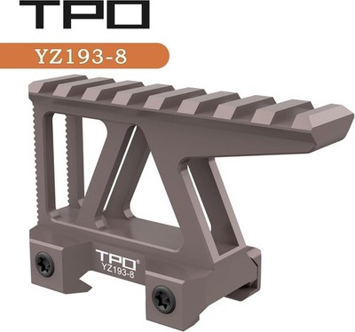 TPO Picatinny Rail Riser Mount 1.93'' Height 3.5'' Long 8-Slot (YZ193-8)