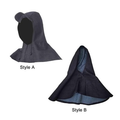 Jeans-Schweißkappe, Kapuze mit Hals-Schulter-Drape für MIG-WIG-Schweißen,