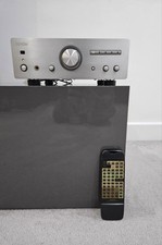 DENON UPA-F10 INTEGRATED STEREO AMPLIFIER IN SILVER WITH REMOTE