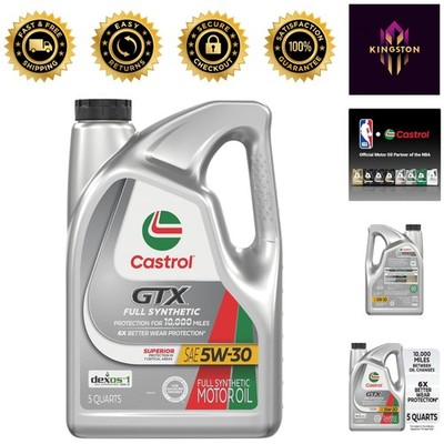 Universal Fit 5 Quarts 5W-30 Motor Oil   Optimal Protection for Cars & Trucks