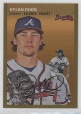 2023 Topps Chrome Platinum Anniversary Gold Refractor 10/50 Dylan Dodd #214 16rl