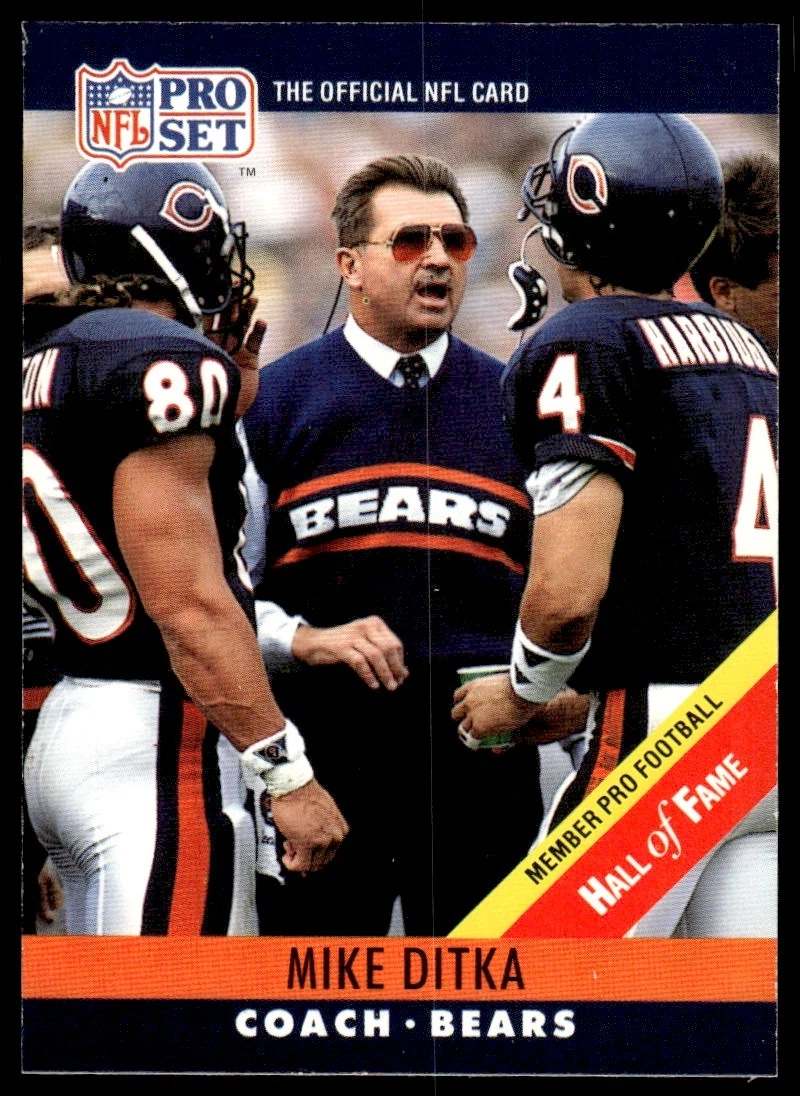 Mike Ditka trading card