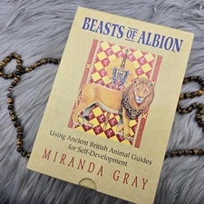 Beasts of Albion Oracle by Miranda Gray, 39 Card Oracle Deck With Guidebook USED