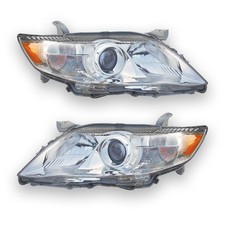 Halogen Front Headlights Pair Set for 10-11 Toyota Camry LE/XLE Left & Right