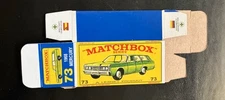 Matchbox #73 1968 Mercury  ‘64-‘69 Type E Repro Box