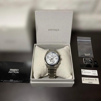 SEIKO ASTRON 8B63-0BA0 Men's Watch Gray Dial Analog Round Face
