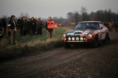 Harry Kallstrom Claes Billstam Datsun 240Z RAC Rally November 21 1973 Photo 24