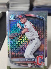 2025 Bowman, Chrome Prospects Travis Bazzana Mojo Refractor, Cleveland Guardians