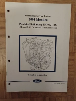 Ford Techn. Service Training Mondeo 1,8 u. 2,0L Duratec-HE-Benzinmotoren (2000) - Bild 1 von 4