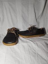 Vivobarefoot RA II Dark Brown Leather Oxford Comfort Shoes Mens Sz 43 US 10