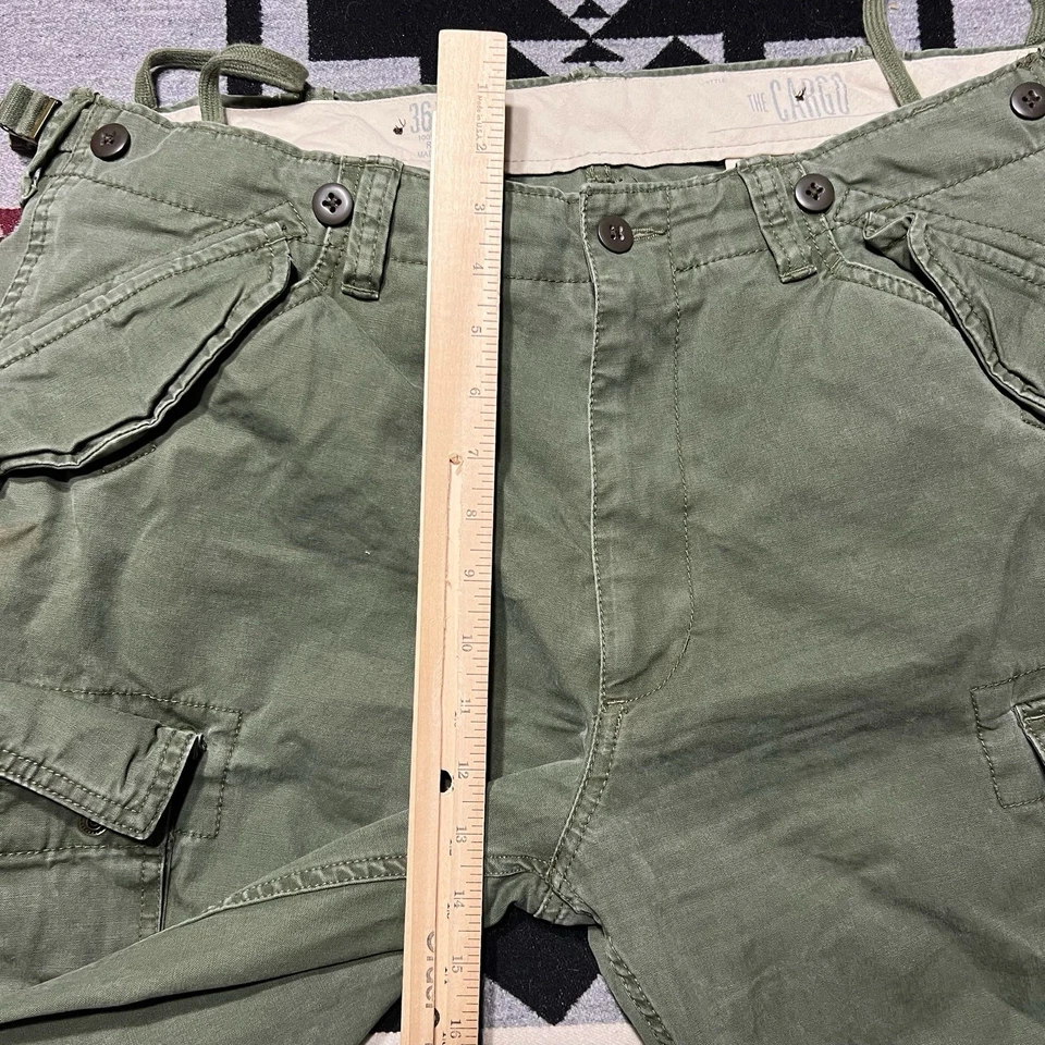 Gap The Cargo Pant M-65 Olive Green M-51 Military Mens 36x34 Field Utility B7 - Image 4 of 4