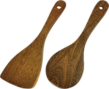 Wooden Spatula, Ergonomic Comfort, Wood Kitchen Spoon, Wooden Serving Spoon, Hea