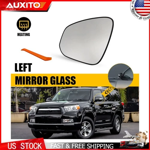 Driver Side Left Mirror Glass Heated For 2013-2017 Toyota 4Runner 87961-0R090