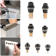 7 Pcs Manual Rivet Nut Tool Kit Carbon Steel Nutsert Tool For M3-m12 Rivet Gun