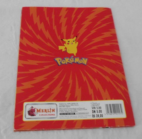 Pokémon Sticker Album 1999 Merlin Collection mit ca. 145 Sticker eingeklebt - Bild 2 von 24