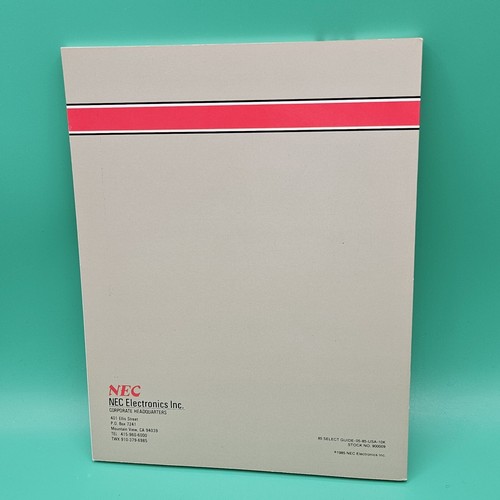 1985 NEC Electronics Inc. Product Selection Guide Data Book VINTAGE Technology - Picture 2 of 7