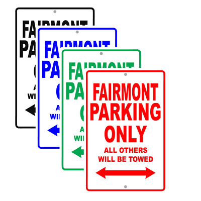 Fairmont Car Parking Only All Others Towed Reserved Parking Garage ...