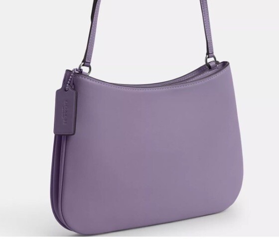 🌸 New Coach Penelope Light Violet Smooth Leather Shoulder