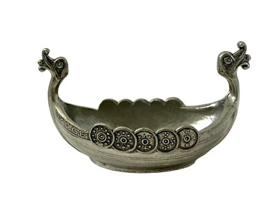 ピューター　塩　ソルト　バイキングシップ　handcast tpb tinn Handstopt TPB Tinn Pewter: Norge Viking Ship Salt Cellar | eBay
