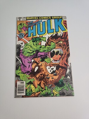 Incredible Hulk #247: ''Tarella's World!'' Newstand! Doc Samson! Marvel 1980 FN+ 