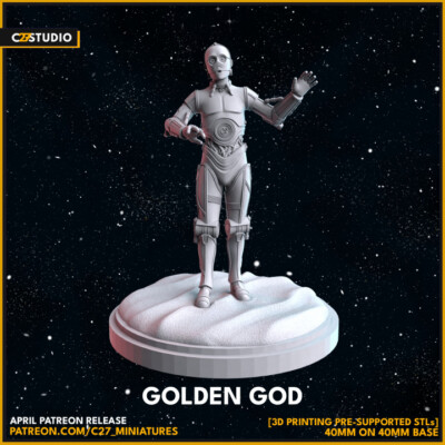A Galaxy Far Far Away - Star Wars Fan Art Resin 3D gedruckt 40mm Shatterpoint