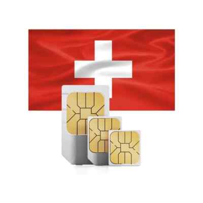 SIM Karte für die Schweiz / 12 GB + Anrufe innerhalb der EU für 2 Monate 6GB+6GB