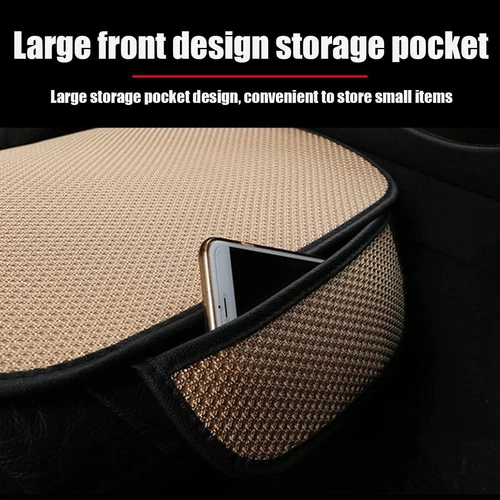 Summer Car Seat Covers With Pocket Cool Cushions Pad Mat Comfortable Universal - Imagen 4 de 31