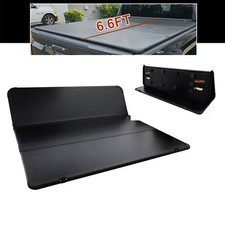 6.6ft Hard 3-fold Tonneau Cover For 2007-2024 Chevy Silverado Gmc Sierra 1500