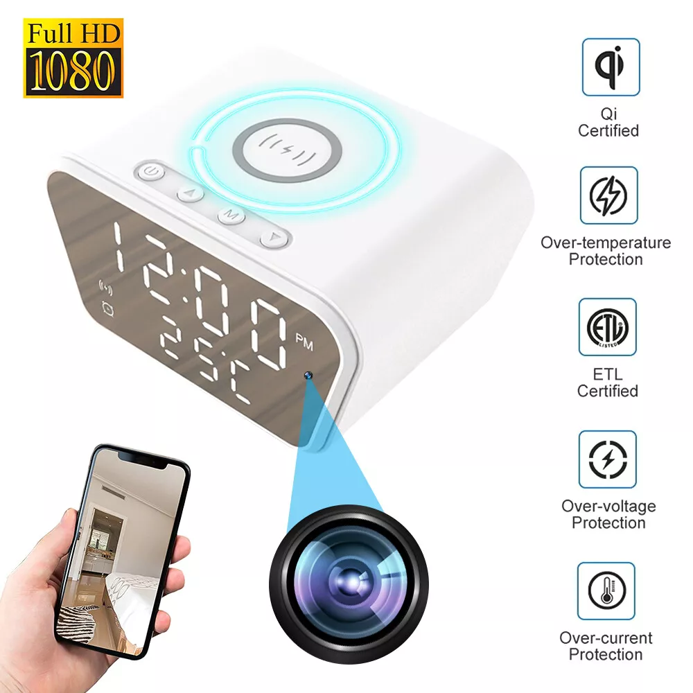 Smart clock sale spy camera
