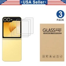 3PCS Tempered Glass Screen Protector for Samsung Galaxy Z Flip6