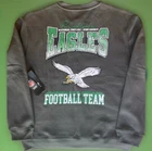 Philadelphia Eagles KELLY 绿色复古圆领运动衫毛衣 NFL-Mens M-NWT