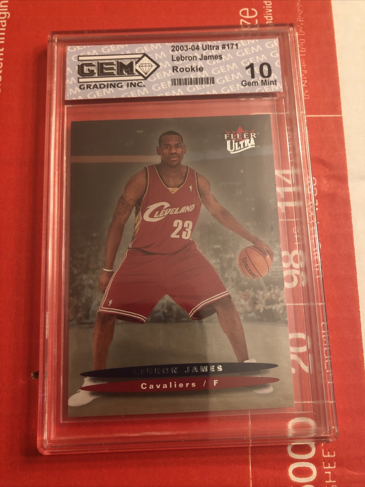 LEBRON JAMES RC 2003-04 2004 FLEER ULTRA #171 ROOKIE GRADED GEM MINT 10  PRISTINE | eBay