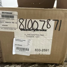 Cleaver Brooks Flame Safeguard Chassis CB 100 Flame Monitor Fireye 120v 833-2591