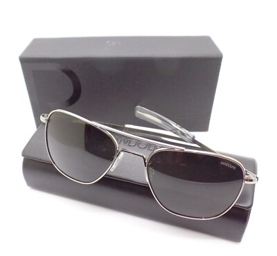 DEFECTIVE RANDOLPH ENGINEERING AVIATOR GUNMETAL BAYONET POLARIZED GREY S G3D