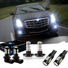 6X 5202+T10+9145 Headlight LED Fog Light Bulbs DRL For Cadillac Escalade 07-14