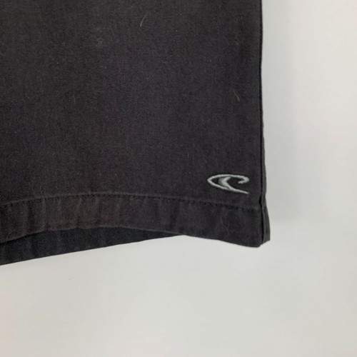 O'Neill Black Bermuda Shorts Men Size 30 Cotton Blend Flat Front - Picture 8 of 10