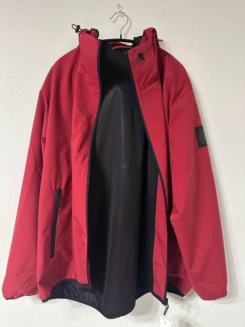 GU Evangelion Unit-01 Windproof Jacket color Black Red Size