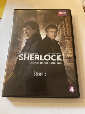 Coffret DVD Série TV Comme Neuf « Sherlock » Intégrale Saison 3